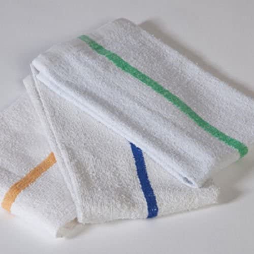 New Bar Towels with Colored Stripe - Erie Cotton